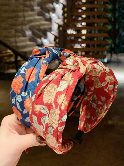 5 Pairs Women Artsy Flower Knot Hair Brand