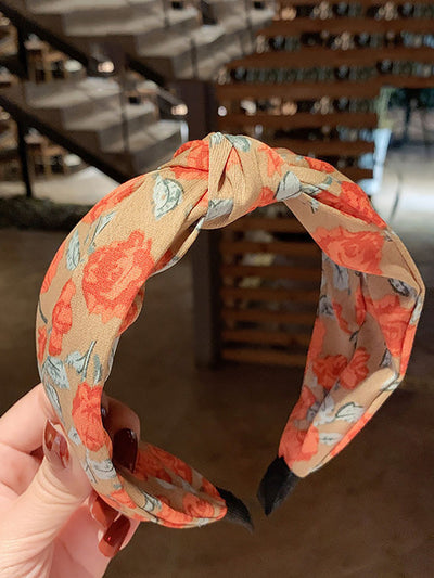 5 Pairs Women Artsy Flower Knot Hair Brand