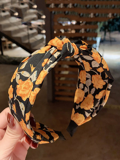 5 Pairs Women Artsy Flower Knot Hair Brand