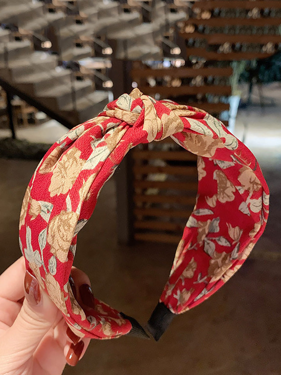 5 Pairs Women Artsy Flower Knot Hair Brand