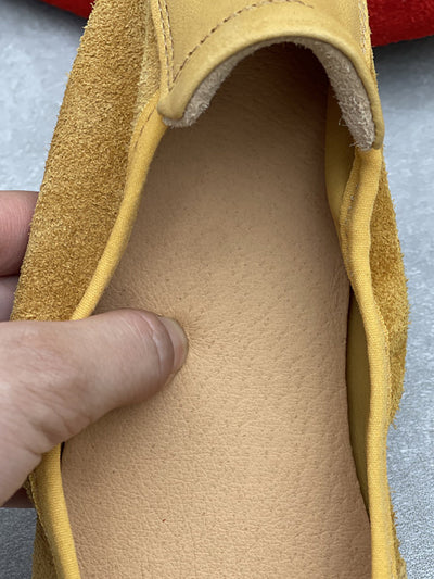 Women Artsy Suded Leather Bowknot Low Heel Shoes