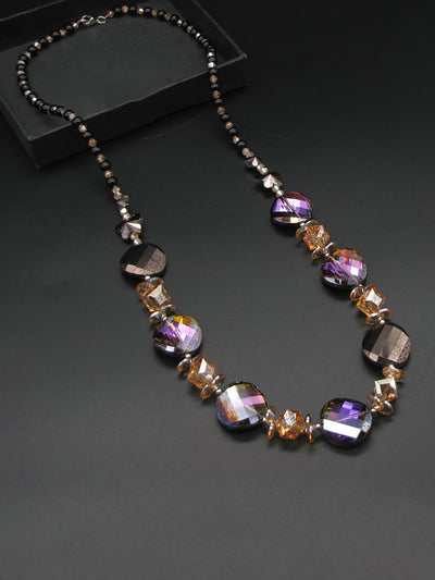 Women Fashion Crystal Weave Necklace