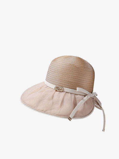 Women Summer Casual Beathable Sunproof Bow Hat