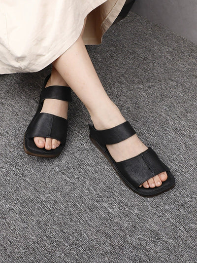 Women Summer Casual Genuine Leather Sandals