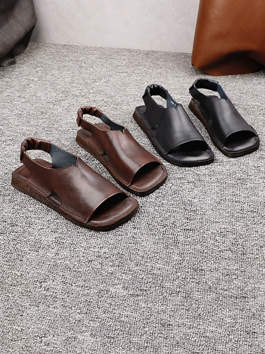 Women Casual Summer Genuine Leather Sandals