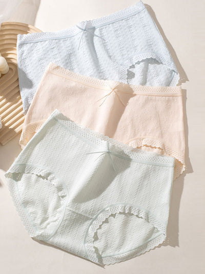 6 Pieces Summer Women Artsy Cotton Underwear