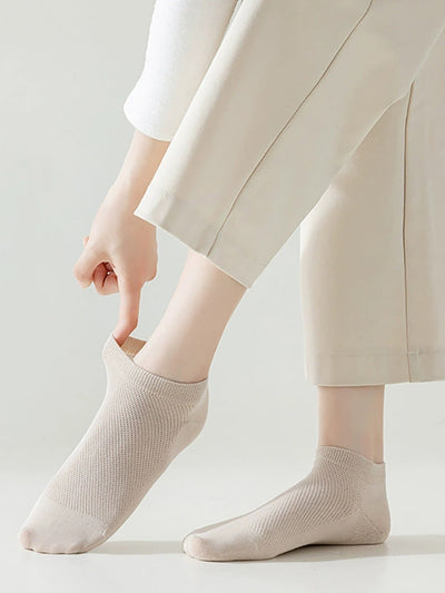 5 Pairs Women Summer Cotton Short Socks