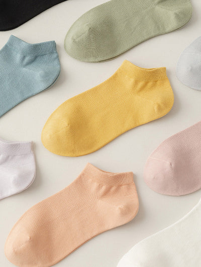 5 Pairs Women Summer Cotton Short Socks