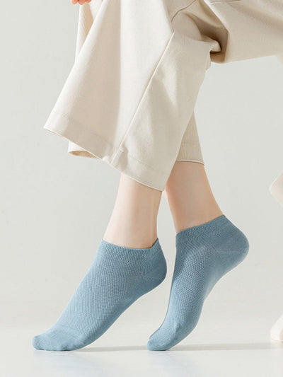 5 Pairs Women Summer Cotton Short Socks