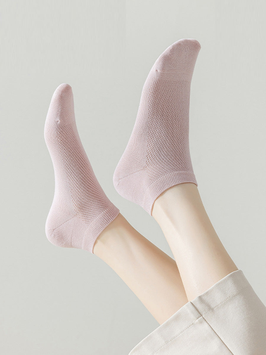 5 Pairs Women Summer Cotton Short Socks