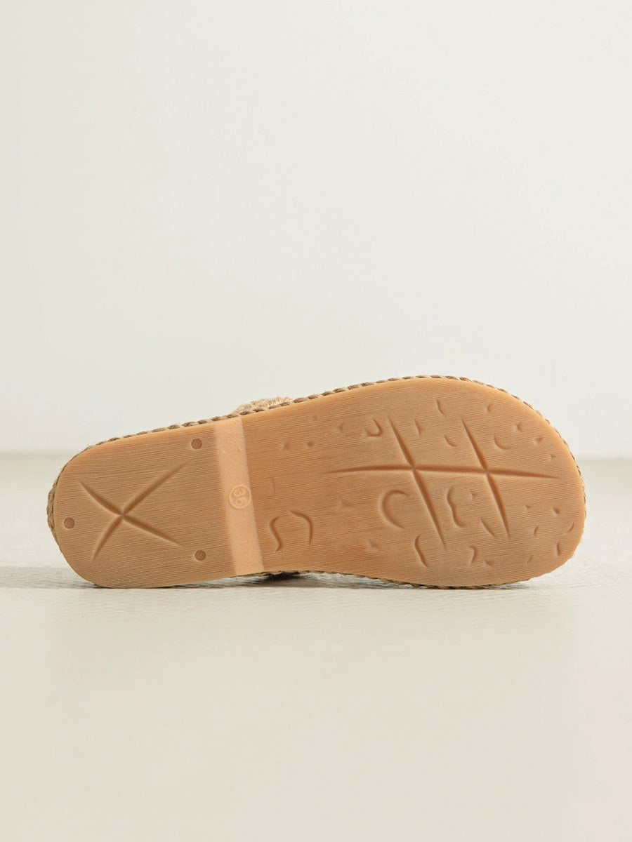 Women Summer Artsy Clotch Spliced Flat Shoes