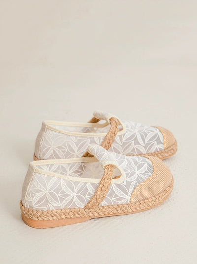 Women Summer Artsy Clotch Spliced Flat Shoes