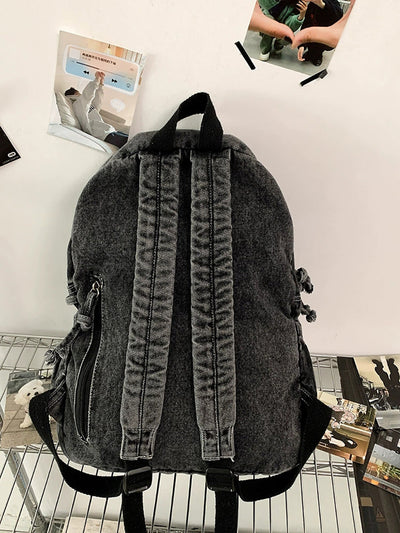 Women Retro Large Capacity Canvas Shoulder Bag