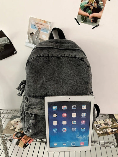 Women Retro Large Capacity Canvas Shoulder Bag