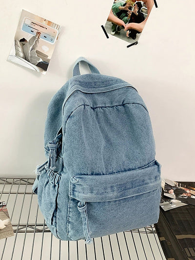 Women Retro Large Capacity Canvas Shoulder Bag