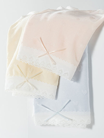 5 Pieces Summer Women Colorblock High Waist Lace Underwear