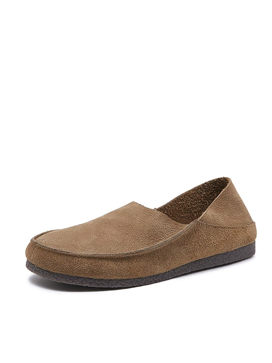 Women Summer Genuine Leather Flat Shoes