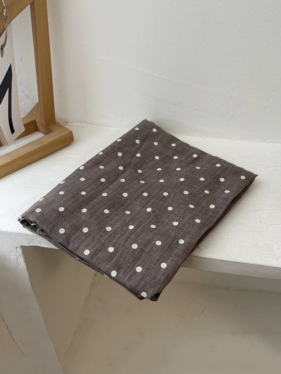 Women Artsy Vintage Dot Scarf Shawl