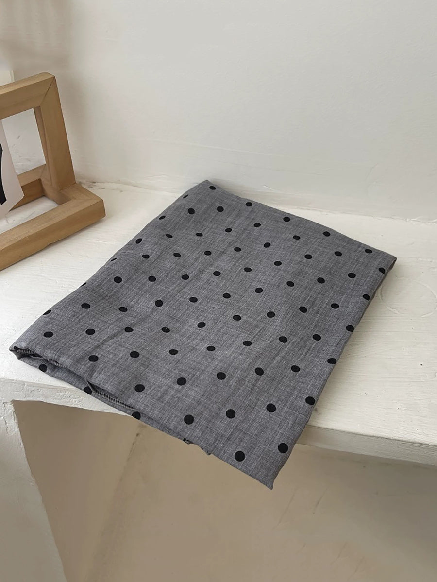 Women Artsy Vintage Dot Scarf Shawl