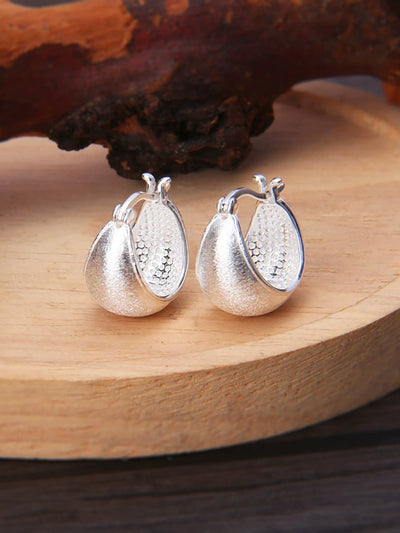 Women Fashion S925Silver U-Shape Earrings