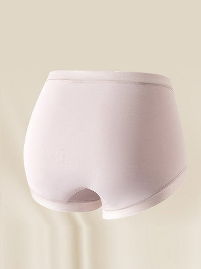4 Pieces Women Casual Pure Color High Waist Underwear