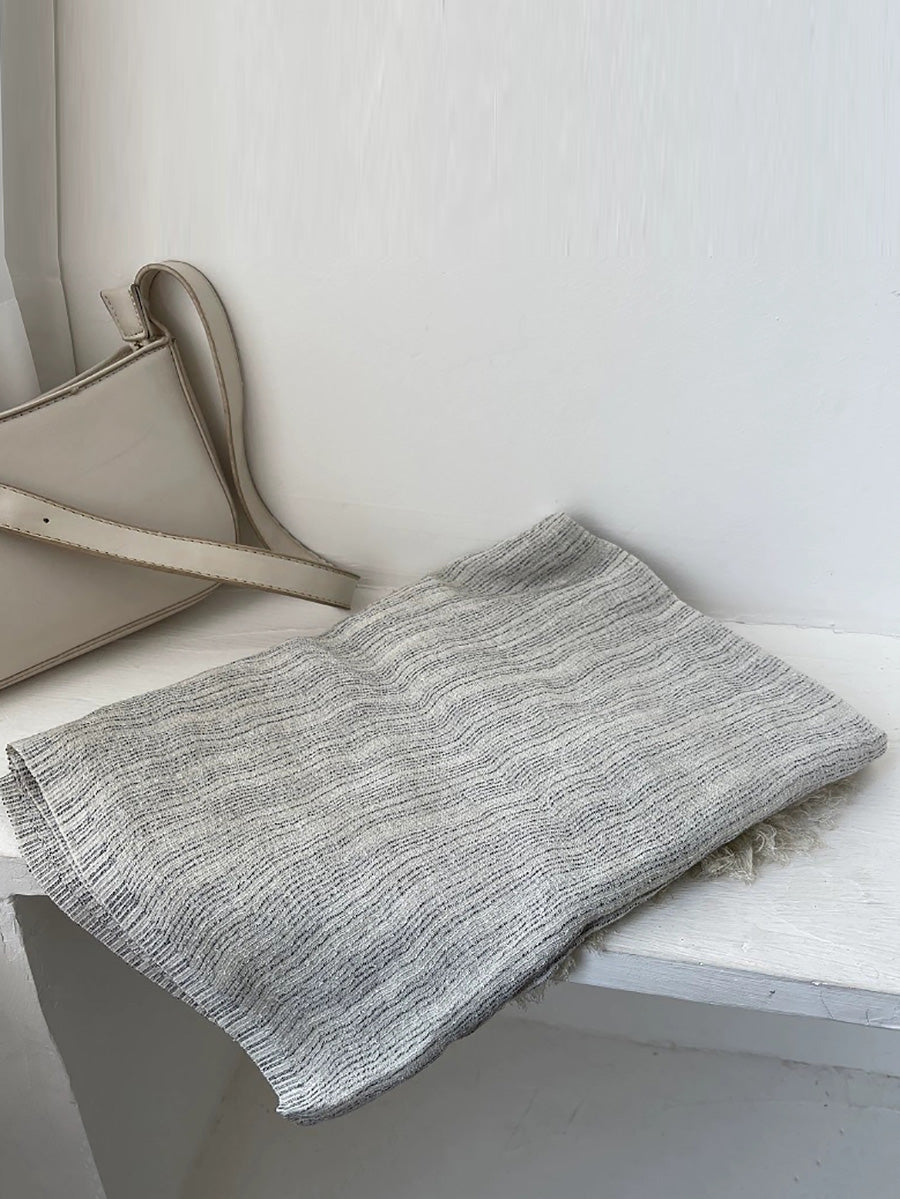 Women Autumn Artsy Pure Color Shawl Scarf