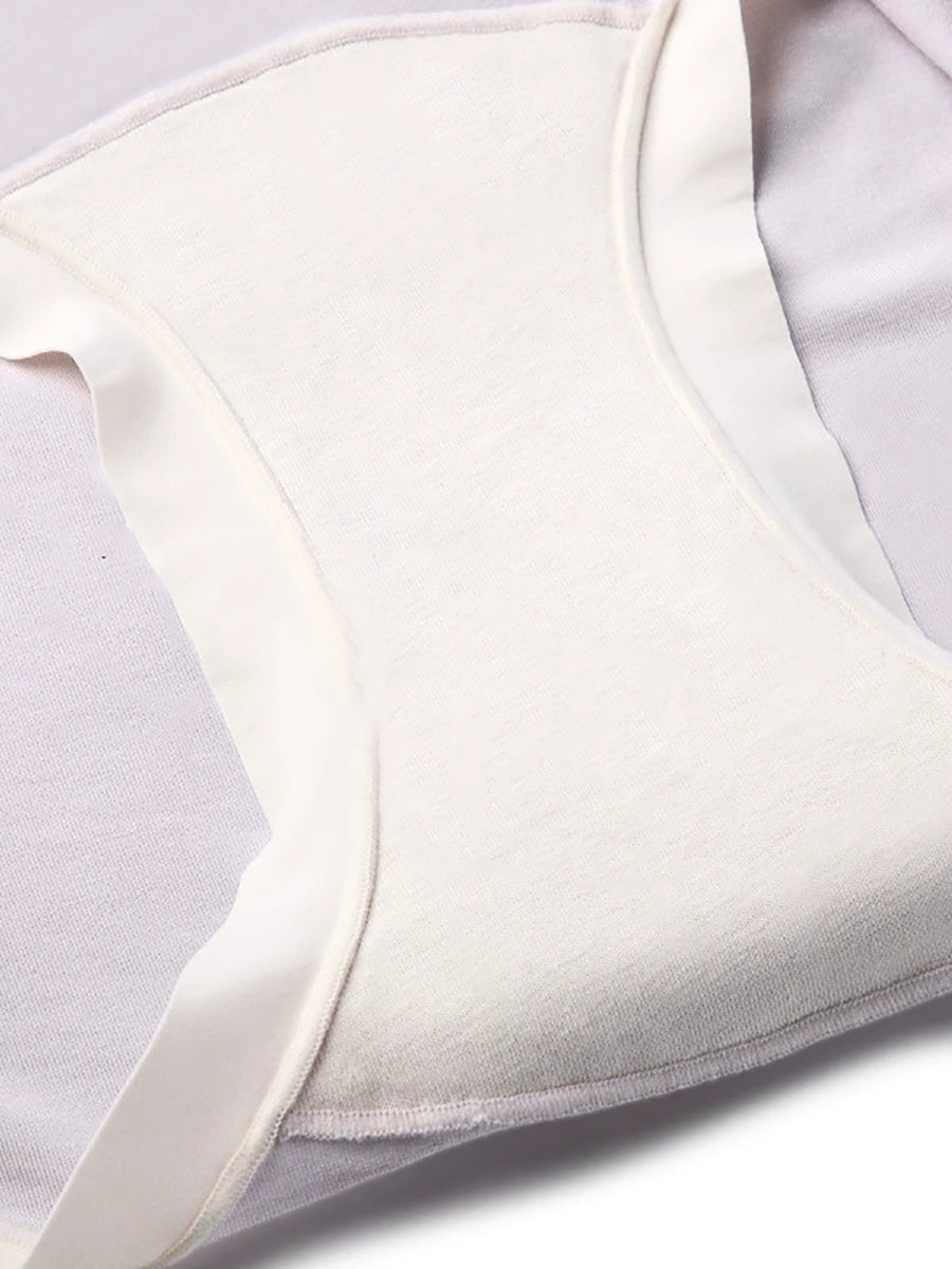 6 Pieces Summer Women High Waist Colorblock Underwear