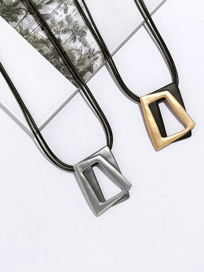 Women Fashion Geometric Alloy Necklace