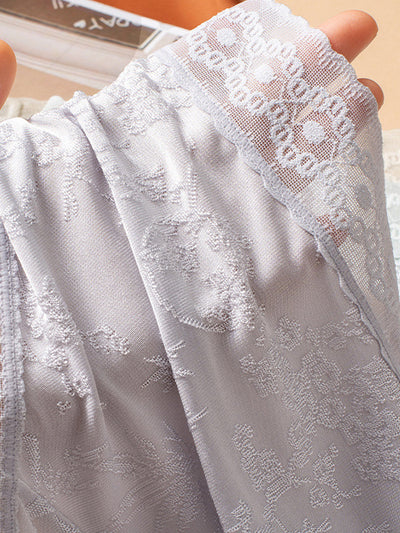 4 Pieces Summer Artsy Women Jacquard Lace Underwear