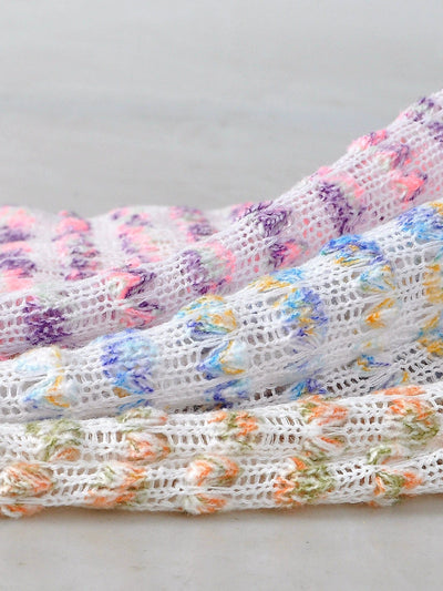 Women Autumn Artsy Floral Soft Knitted Hat