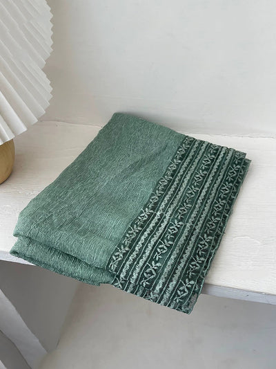 Women Artsy Lace Spliced Shawl Scarf