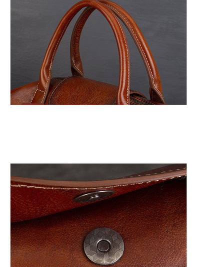 Women Vintage Genuine Leather Tote Bag Crossbag