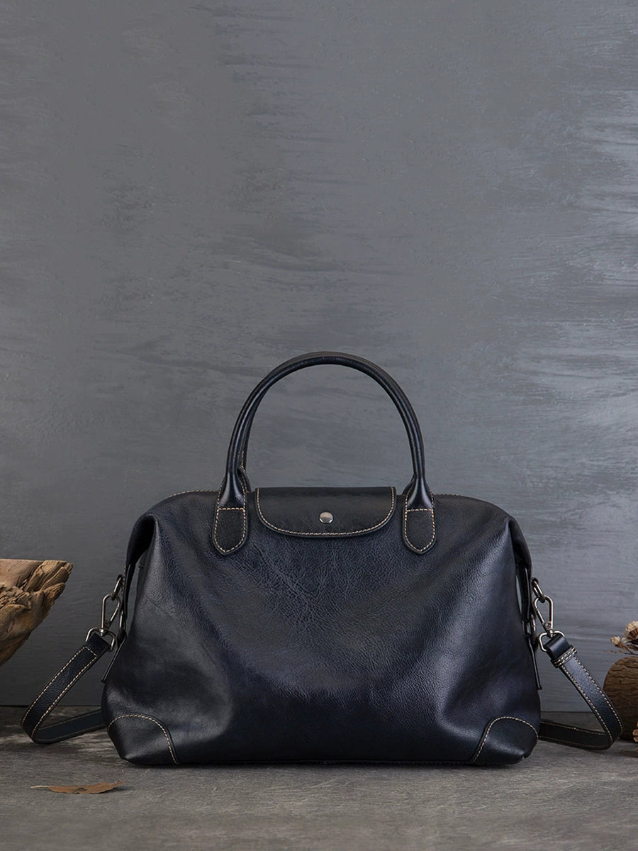 Women Vintage Genuine Leather Tote Bag Crossbag