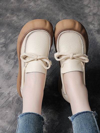 Women Summer Genuine Leather Platform Shoes