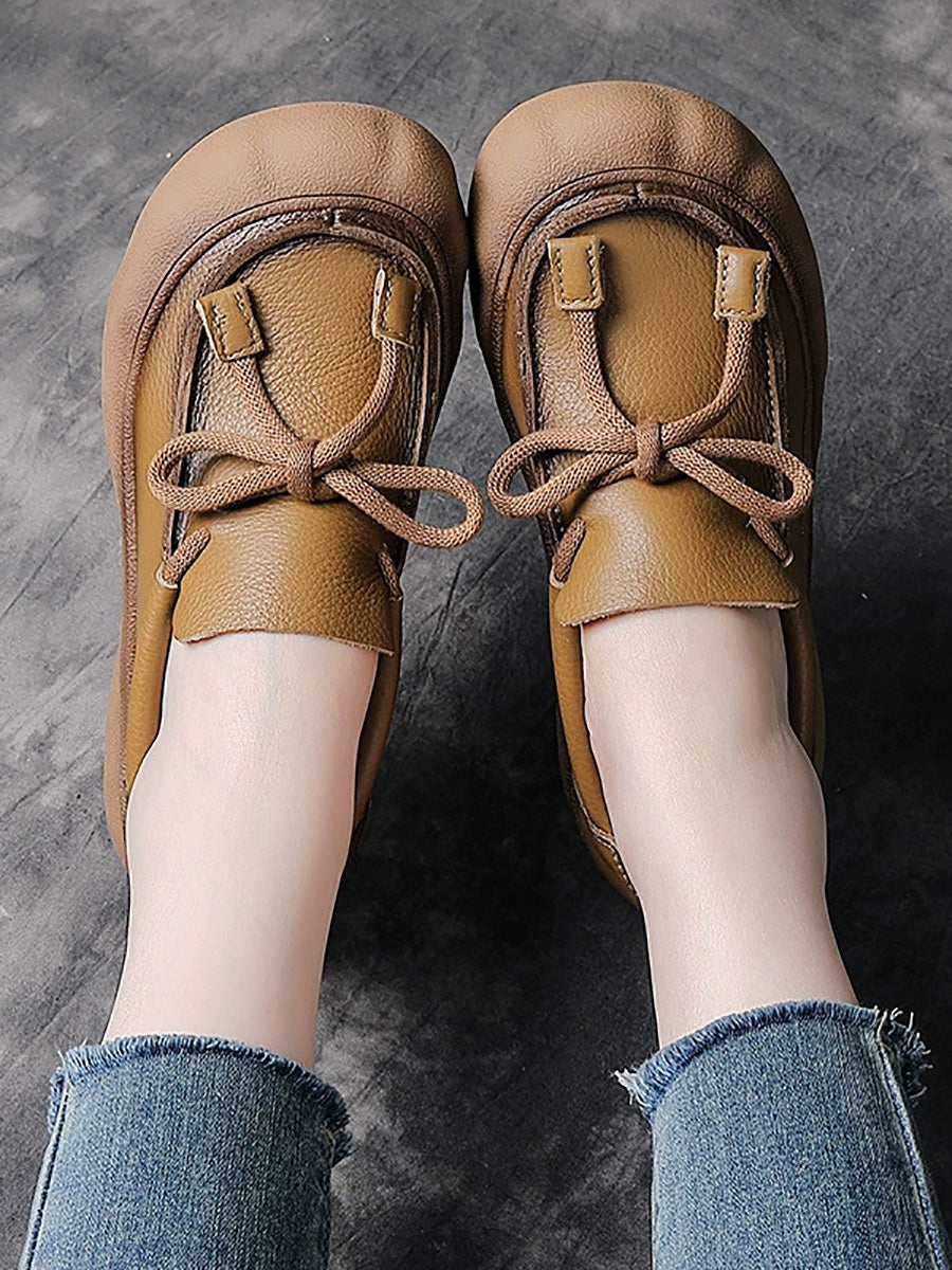 Women Summer Genuine Leather Platform Shoes