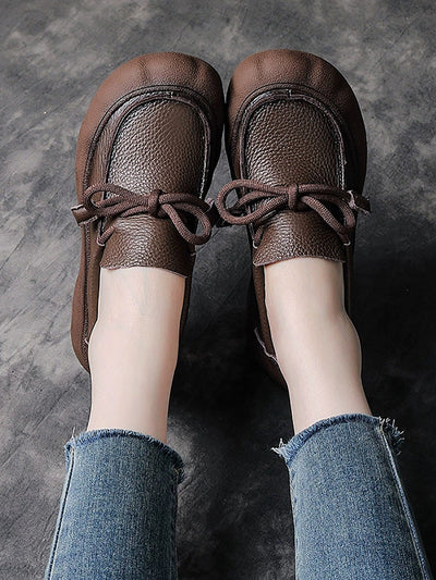 Women Summer Genuine Leather Platform Shoes