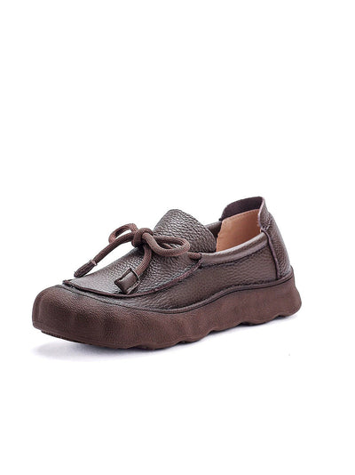 Women Summer Genuine Leather Platform Shoes