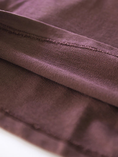 Women Autumn Casual Pure Color 100%Cotton Hoodie