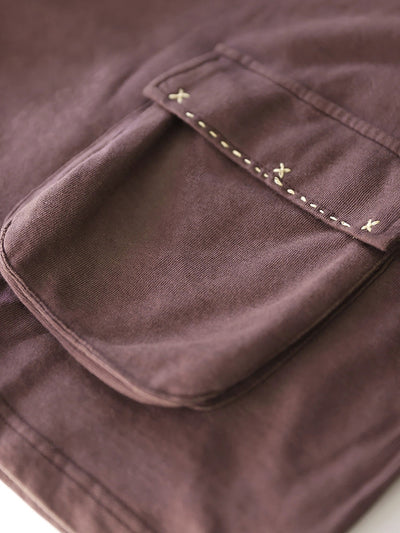 Women Autumn Casual Pure Color 100%Cotton Hoodie