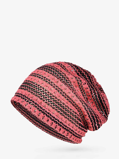 Women Summer Stripe Knitted Hollow Out Hat