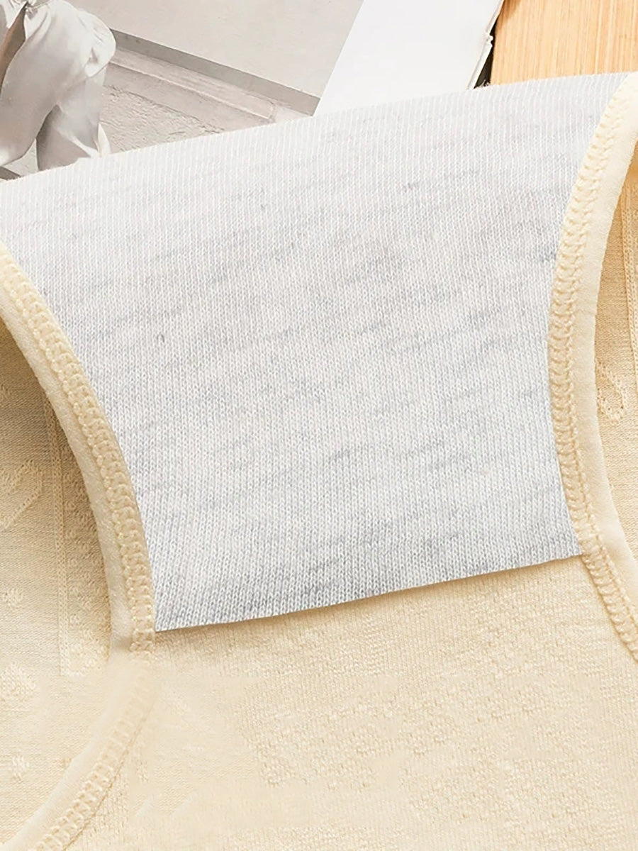 5 Pieces Summer Women High Waist Jacquard Underwear