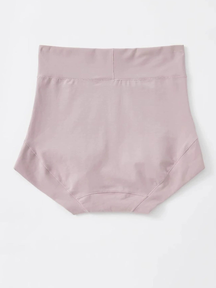 6 Pieces Summer Women High Waist Pure Color Underwear