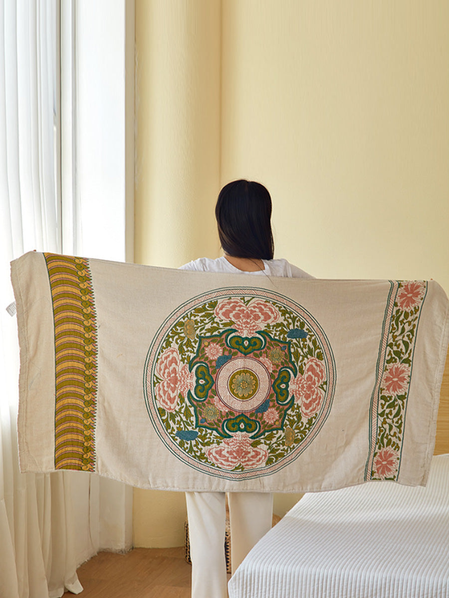 100%Cotton Flower Jacquard Adult Bath Towel