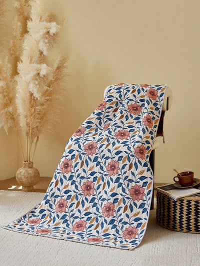 100%Cotton Flower Jacquard Adult Bath Towel