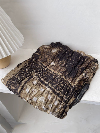 Women Ethnic Tie-dye Shawl Scarf