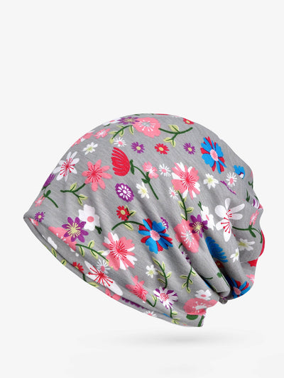 Women Summer Flower Elasticity Hat