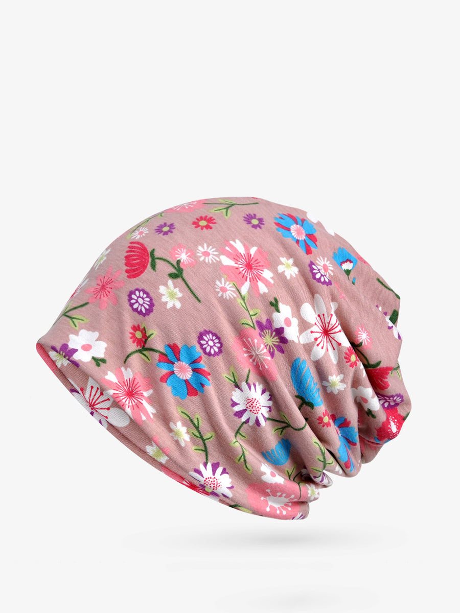 Women Summer Flower Elasticity Hat
