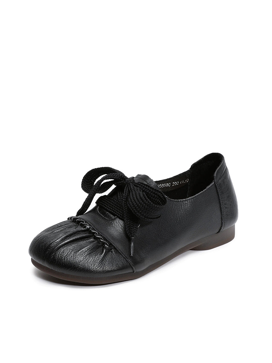 Women Summer Soft Leather Strap Low Heel Shoes