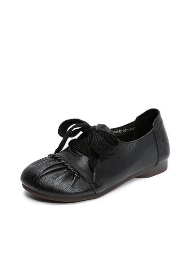 Women Summer Soft Leather Strap Low Heel Shoes