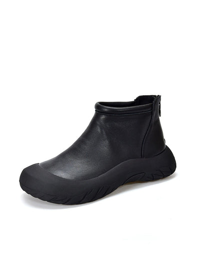 Women Autumn Genuine Leather Ankle Boots
